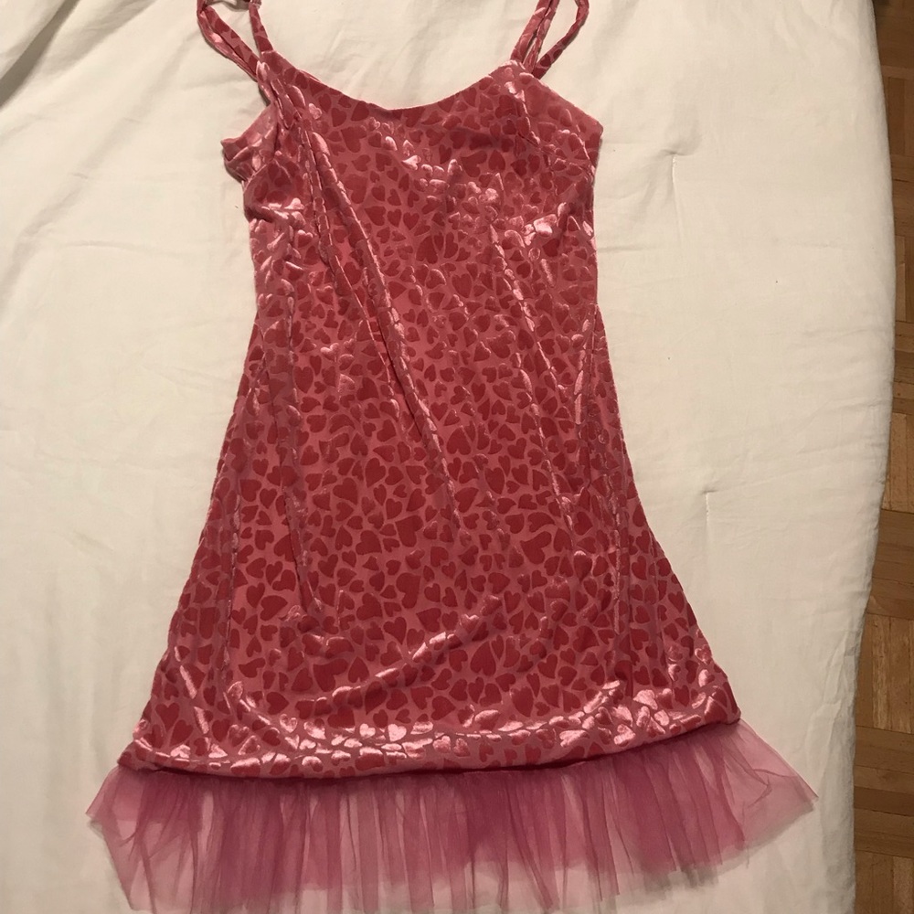 Betsey Johnson pink hearts dress